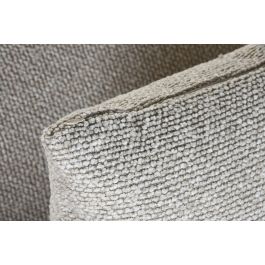 DKD Home Decor Sofá Scandi Crudo Marron, Madera de Boj Poliéster, 220x95x77 cm (Ancho x Fondo x Alto), Asiento 42 cm