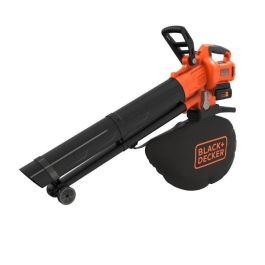 Aspiradora-trituradora BLACK+DECKER 36V - Con batería y cargador - Bolsa de 45L