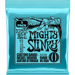 Ernie Ball Juego de Cuerdas Eléctrica Slinky Mighty 8.5-40 Tripack (3) Precio: 19.49999942. SKU: B1GJZ65P5C