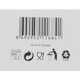 Lav Set 6 Bols Cuadrados Karen 10.5x10.5x5.7 cm (8 Cajas)