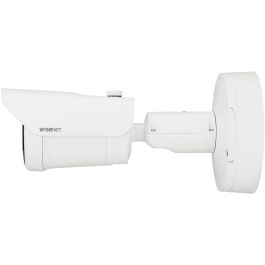 Hanwha Techwin XNO-C7083R Cámara IP 4MP AI IR Exterior Bala Resistente IP67 IK10 WDR 120dB Visión Nocturna 40m