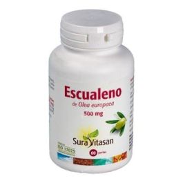 SURA VITASAN Esqualeno 60 Perlas con Vitamina E Natural - 1000mg de Escualeno de Aceite de Oliva y 12mg de Vitamina E para la Piel y la Salud Celular Precio: 18.5000002. SKU: B1JMLAT4JQ