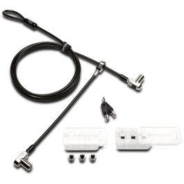 Kensington Candado de seguridad 3 en 1 universal Twin Head con cable y llave de acero al carbón para portátiles Precio: 108.49999941. SKU: B17V9H2L4S
