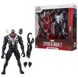 Hasbro Marvel Legends Series Figura de Acción Coleccionable Venom (Spider-Man Gameverse), 15 cm, Articulada y 4 Accesorios Premium