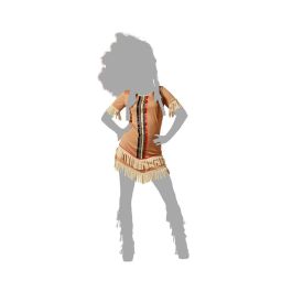 Disfraz India Mujer Adulto Marrón Claro XL Disfraz India Mujer Adulto Marrón Claro XL