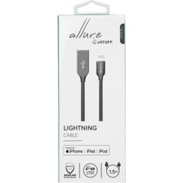 eSTUFF Cable Lightning MFI 1,5m Gunmetal