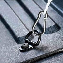 Edm Mosquetón Bombero Sin Seguro MSQ01 Acero Galvanizado 10 x 100 mm