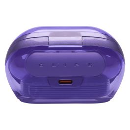 JBL Soundgear Clips TWS Auriculares Open-Ear Inalámbricos con Gancho, Bluetooth 5.4, IP54, Batería 32h, Color Ghost Purple