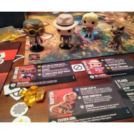 Funko Juego de Mesa Funkoverse Jurassic Park Edición Especial - Incluye 2 Figuras y 4 Escenarios, Estrategia para 2 Jugadores