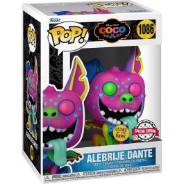 Funko Figura POP Disney Coco Alebrije Dante Exclusive Brilla en la oscuridad 9cm Vinilo