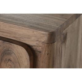 DKD Home Decor Buffet Alpino Acacia Marron Claro 4 Puertas 2 Estantes 175x40x81 cm