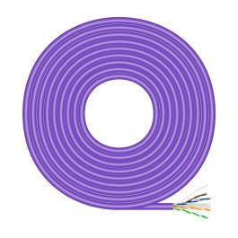 AISENS A135-0747 Cable de Red RJ45 Cat6 UTP Rígido 100m Violeta, LSZH Libre Halógenos, AWG23 CCA, Retardante Fuego 250 MHz Precio: 31.50000018. SKU: B1993B6W9H
