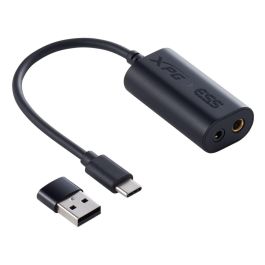 XPG PRECOG STUDIO Auriculares Alámbricos Diadema USB Tipo C para Juego, Negro/Rojo