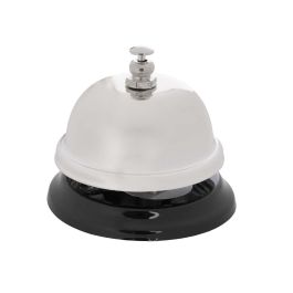 Arte Regal Timbre de Mesa en Metal, Colores Plata y Negro, 6.5x6x6.5 cm (36 Unidades) Arte Regal Timbre de Mesa en Metal, Colores Plata y Negro, 6.5x6x6.5 cm (36 Unidades)