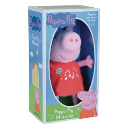 Peppa Pig Peluche Musical Jemini - Muñeco de Felpa Suave de 20 cm con Sonido Original de la Serie Peppa Pig Peluche Musical Jemini - Muñeco de Felpa Suave de 20 cm con Sonido Original de la Serie