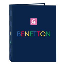 Carpeta de anillas Benetton Damero Azul marino A4 26.5 x 33 x 4 cm Precio: 7.49999987. SKU: B132N2KH5L