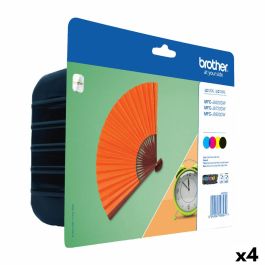 Cartucho de Tinta Original Brother LC129XL/LC125XL Amarillo (4 Unidades) Precio: 385.88999955. SKU: B16CQNN4CP