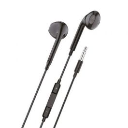 Tech One Tech Auriculares Eartech conector mini-jack 3,5mm negros, sonido estéreo con micrófono y control de volumen Precio: 4.88999962. SKU: B1DPGJXFWJ