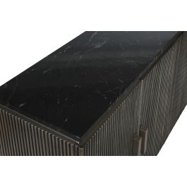 Buffet Moderno DKD Home Decor Plateado Negro 40 x 85 x 180 cm Buffet Moderno DKD Home Decor Plateado Negro 40 x 85 x 180 cm