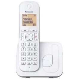 Panasonic Teléfono Inalámbrico Digital KX-TGC210SPW Blanco con Bloqueo de Llamadas No Deseadas y Modo Eco