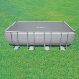 Cobertor de burbujas reforzado para piscina - Rectangular - 5,49 x 2,74 m - Gris Cobertor de burbujas reforzado para piscina - Rectangular - 5,49 x 2,74 m - Gris