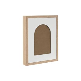 Marco Foto 10X15 Scandi DKD Home Decor Blanco Natural 3 x 22 x 17 cm (4 Unidades)