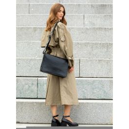 dbramante 1928 MARSELISBORG 14IN HUNTER DARK 2 Bandolera para portátil de 14 pulgadas, Cuero de grano entero