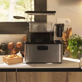 Cecotec Cleanfry Luxury 4000 Sencillo 4,2 L Independiente 3270 W Freidora Negro, Acero inoxidable Cecotec Cleanfry Luxury 4000 Sencillo 4,2 L Independiente 3270 W Freidora Negro, Acero inoxidable