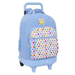 Mochila Escolar Smiley Joyful Azul Multicolor 33 x 45 x 22 cm Precio: 37.50000056. SKU: B1D4MS5FE5