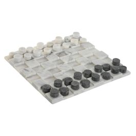 Juego Moderno DKD Home Decor Blanco Gris 30 x 3 x 30 cm