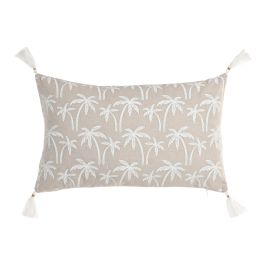 DKD Home Decor Cojín Boho Algodón Natural Blanco 50 x 30 cm (2 Unidades) Precio: 18.69000001. SKU: B1DQLMFEF6
