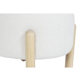 DKD Home Decor Reposapies Moderno Blanco 45 x 36 x 45 cm