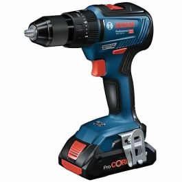 Bosch Professional GSB 18V-55 Taladro de Percusión 18V con Mandril de Metal 13mm. Atornillador, Taladro para Madera, Acero y Mampostería. Precio: 211.59000049. SKU: B1EA9YWGZQ