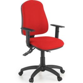 Unisit Silla Administrativa Sincro Simple Roja Reposabrazos Ajustables Precio: 129.49999953. SKU: S8419389