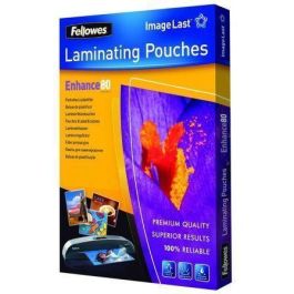 Fellowes Fundas de Plastificar 80 Micras A4 Brillo Pack 100 Unidades