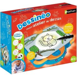 Nathan Dessinéeo Drawing Workshop 2.0 - Plataforma de Dibujo Infantil Optimizada para Primeros Dibujos con Transparencia en 4 Pasos