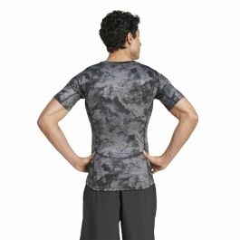 Camiseta de Manga Corta Hombre Adidas Techfit Training Aop (2XL)