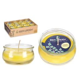 Vela Citronela en Tarro Bajo Ibergarden 7.7x4x7.7 cm - Amarillo (96 Unidades) Precio: 76.7900001. SKU: S3607867