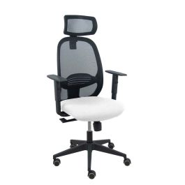 PIQUERAS Y CRESPO Silla Cilanco negra malla negra asiento bali blanco brazo regulable cabecero regulable Precio: 187.50000038. SKU: B1KMLPD6PN