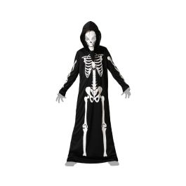 Disfraz de Esqueleto Mono con Capucha Infantil Unisex 5-6 Años - Perfecto para Halloween y Fiestas de Disfraces