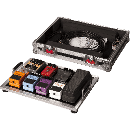 GATOR Estuche Rígido Pedalboard G-TOUR 17" x 11" (43 x 28 cm) para Pedales de Efectos de Guitarra