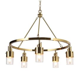 DKD Home Decor Lámpara de Techo Moderna Dorada Metal Cristal 66 x 60 x 66 cm Precio: 176.89000043. SKU: B1BZXL6VET