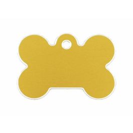 Placa identificativa Imarc Bone Amarillo Dorado