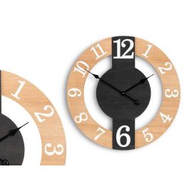 Reloj Pared Negro Natural Giftdecor 40CM (6 Unidades) Precio: 67.88999998. SKU: B1J6VCYERJ