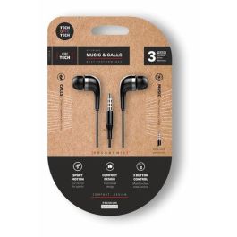Tech One Tech Auriculares Eartech Mini-jack 3,5mm Negros Intraurales con Micrófono y Controles Compatibles Apple Android Windows Cable 1,2m Precio: 4.49999968. SKU: B1JQE84Q8T