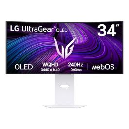 LG Monitor 34GX90SA-W 34 Pulgadas OLED Wide Quad HD 3440 x 1440 Blanco Curvo 240Hz 1ms Precio: 922.68999999. SKU: B1HL3K6Q4S