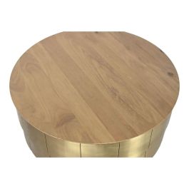 Mesa Centro Glam DKD Home Decor Dorado 90 x 45 x 90 cm Mesa Centro Glam DKD Home Decor Dorado 90 x 45 x 90 cm