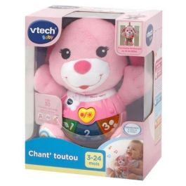 Vtech Baby Chant'toutou Rose Peluche Interactivo Musical Perrito 3 Botones Iluminados Educativos Aprende Números y Palabras Rosa Niños 3+ Meses