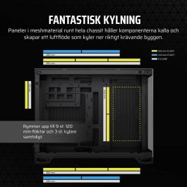 Corsair CC-9011287-WW COR1725239711769 Caja de PC 2500X mATX Aluminio Negro/Obsidiana
