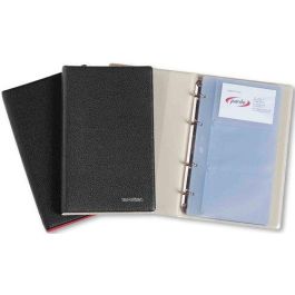 Tarjetero 4 Anillas Pardo Pvc Sim.Piel 4º 20 Fundas 120 Tarjetas Negro Precio: 27.98999951. SKU: B1HDHVM6W7